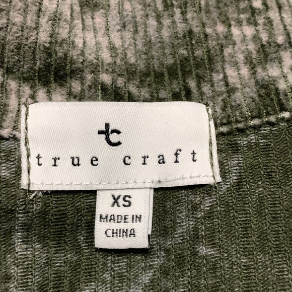 True Craft Corduroy Shacket XS - Picture 4 of 11